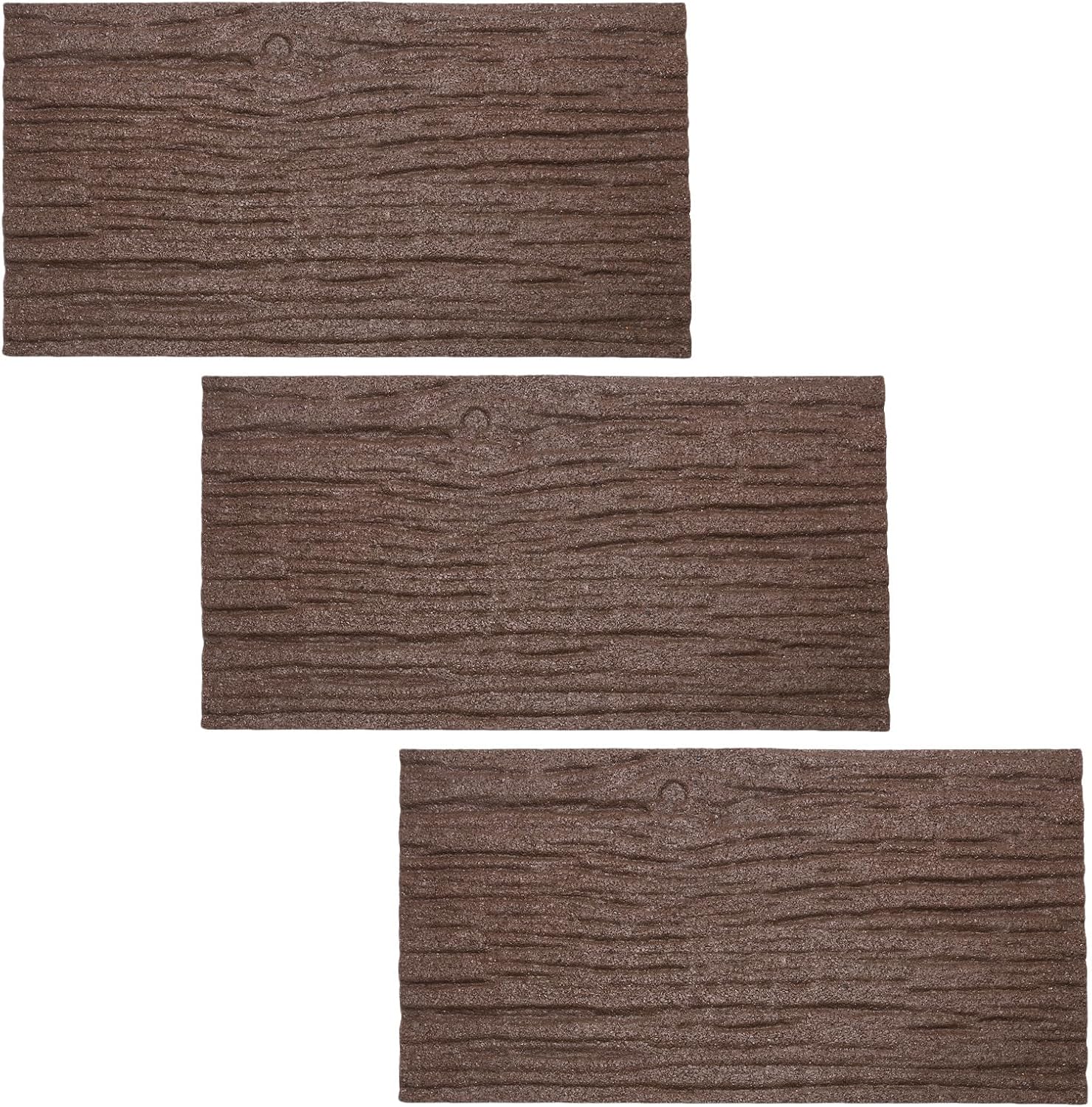 3 Pack Rubber Stepping Stones Outdoor Walkway Garden Recycled Paving Stones Pavers for Walkways