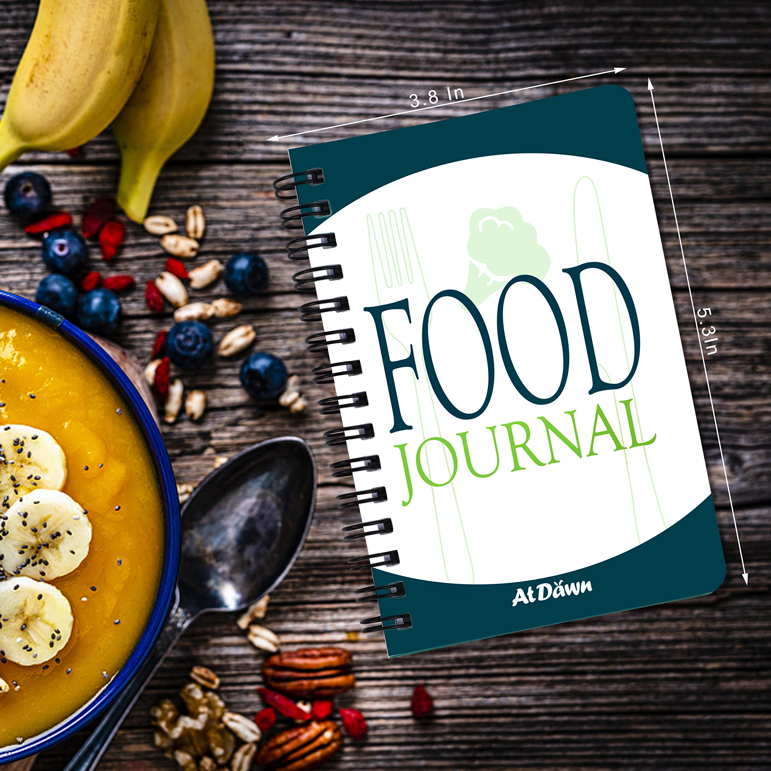 Snapklik.com : ATDAWN Food Journal/Food Diary/Diet Journal Notebook