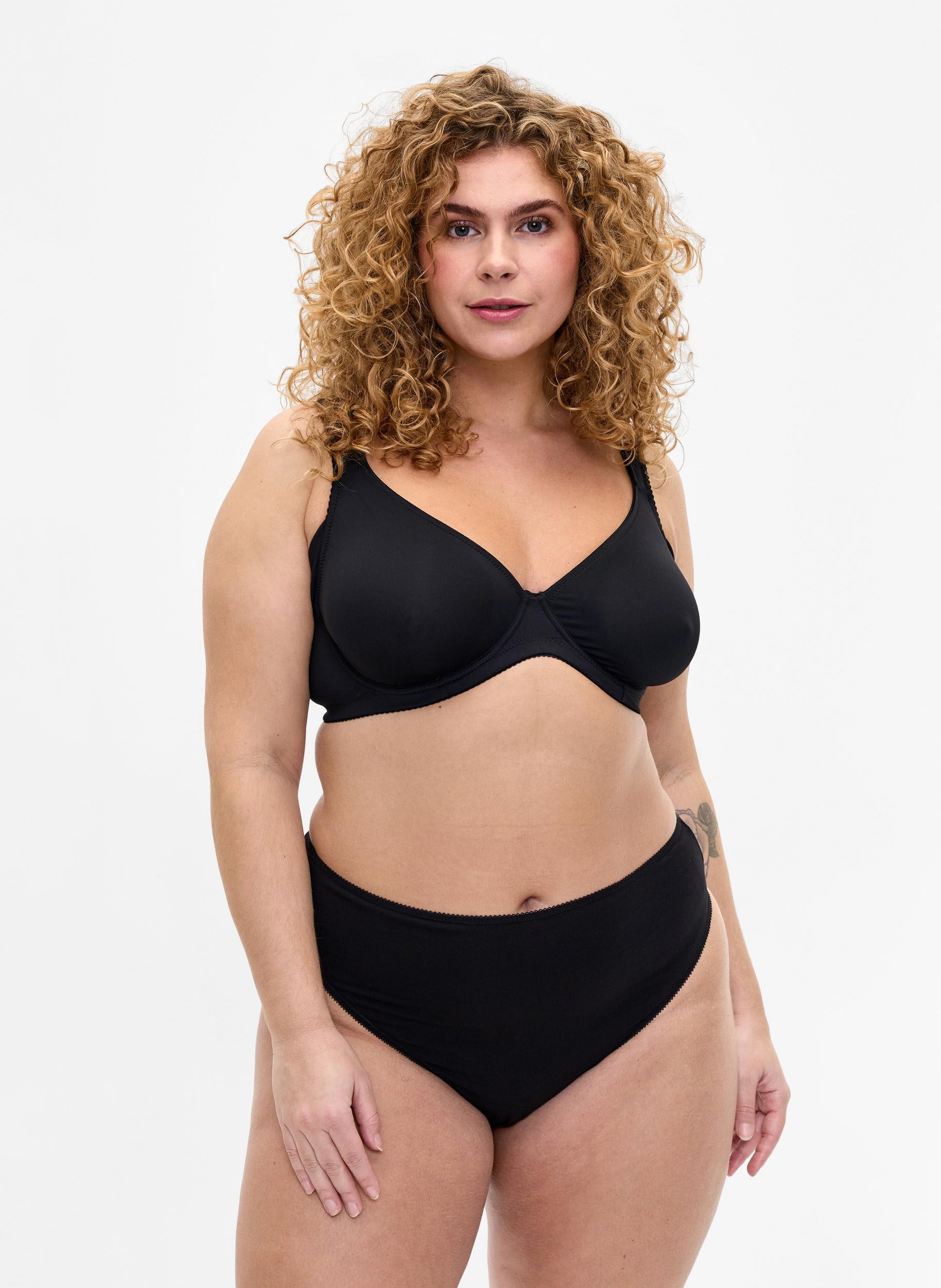 Zizzi Devoted by Frauen Große Größen G-String Baumwolle 7er-Pack Größe