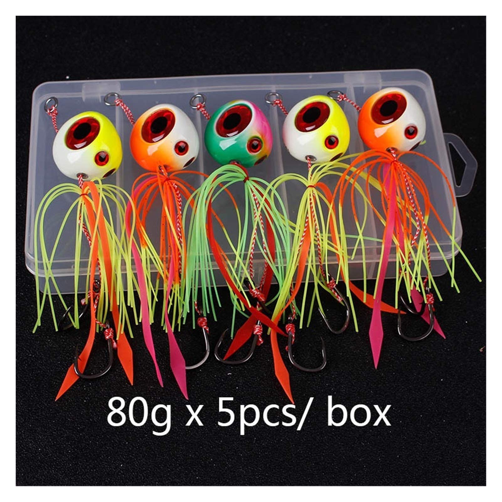 60g 100g 120g 150g 200g Curseur gabarit Attractif Caoutchouc Rouge vivaneau pêche en mer appât Bateau
