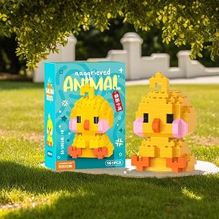 Spring Zoo Party (Chick) DIY Figurine - Quirky Holiday Decor for Desk, Shelf, or Easter Display