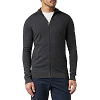 Felpa a Maniche Lunghe da Uomo Selected Basic | Cardigan in Cotone Tinta Unita | SLHBERG Zip