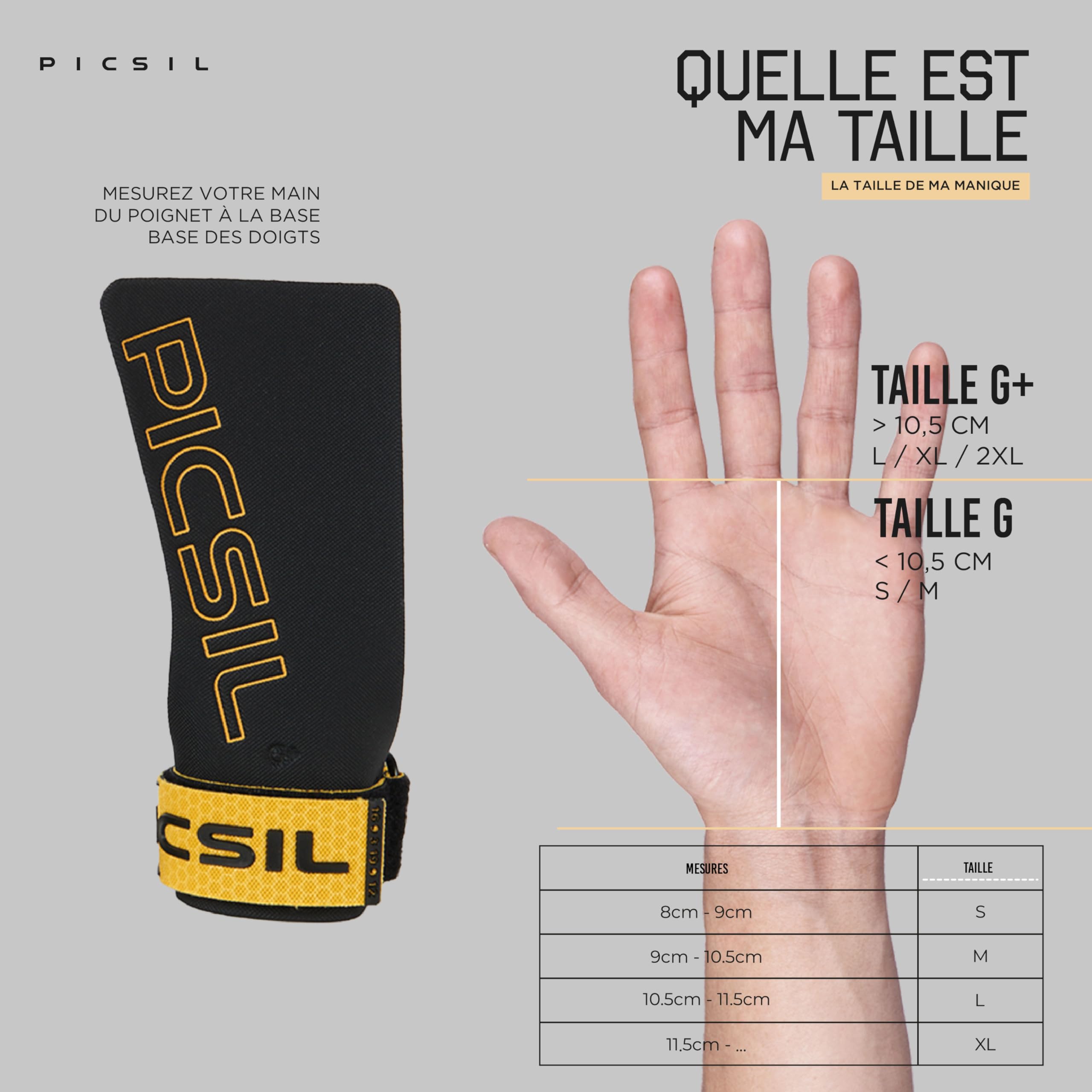 PICSIL Maniques Golden Eagle Grips Professionnels Cross Training Calisthenics Musculation