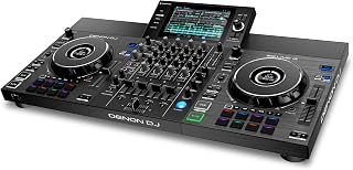 Denon DJ SC LIVE 4 Standalone 4-Deck DJ Controller: Stems, WiFi Streaming 100M+ Tracks, Built-in Speakers, Serato & Virtual DJ