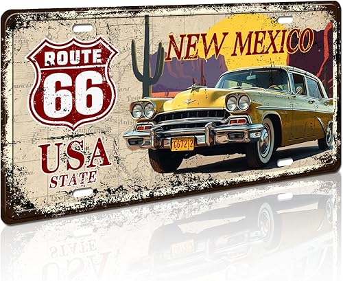 Miniatura 11 de California Route 66 USA State - Letrero decorativo para placa de matrícula, 12 x 6 pulgadas