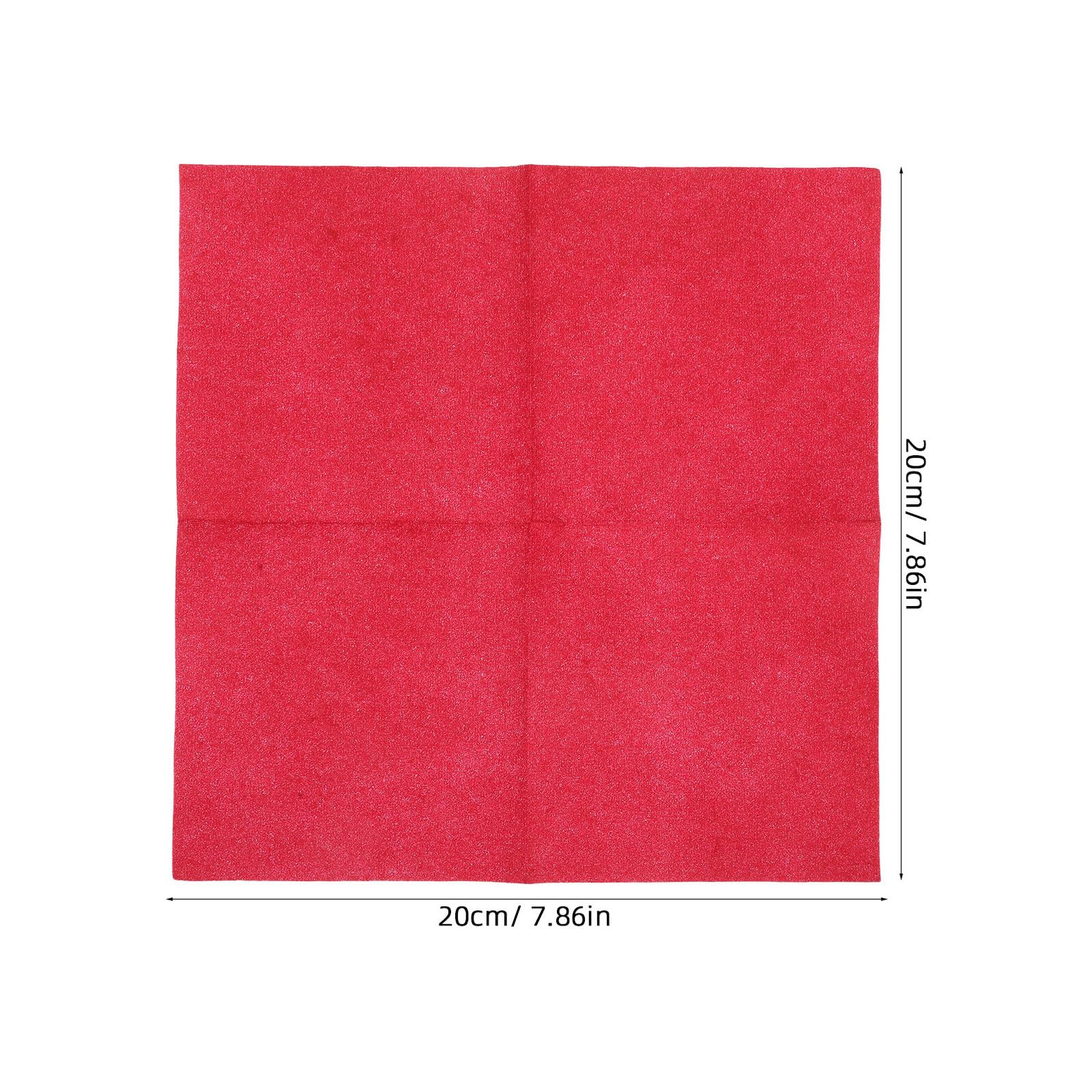 150 Servilletas de Papel Rojas para Fiesta de Vino y Cena, Ligeras y Cómodas, Tamaño 20x20 Cm para Eventos Obsequios