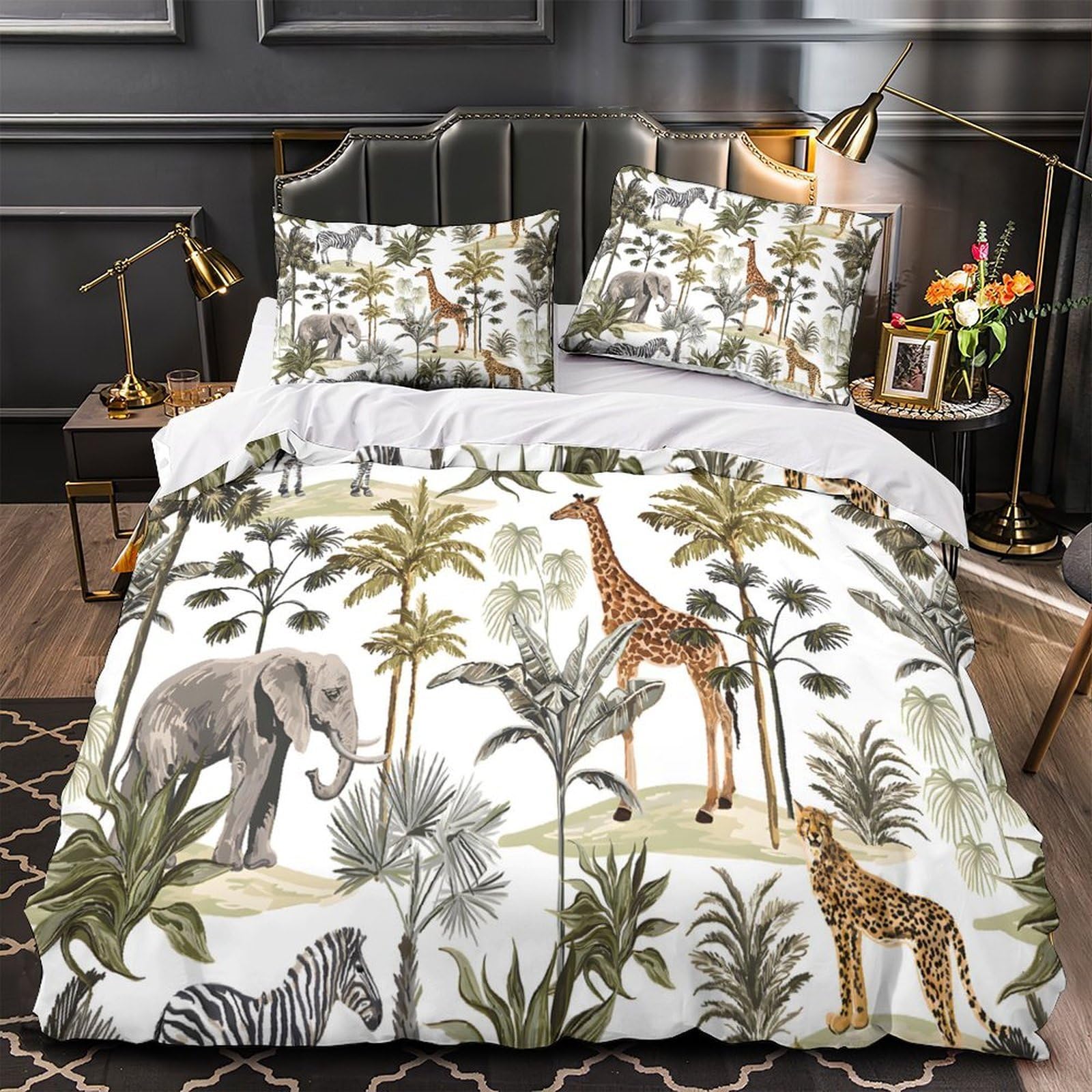 Parure de lit jungle tropicale pour transformer votre chambre adulte