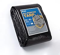 Vista 44 de GUARD SHIELD Lona beige resistente impermeable de 12 x 16 pies para exteriores, lona gruesa resistente a los rayos UV con ojales, 25/64 pulgadas