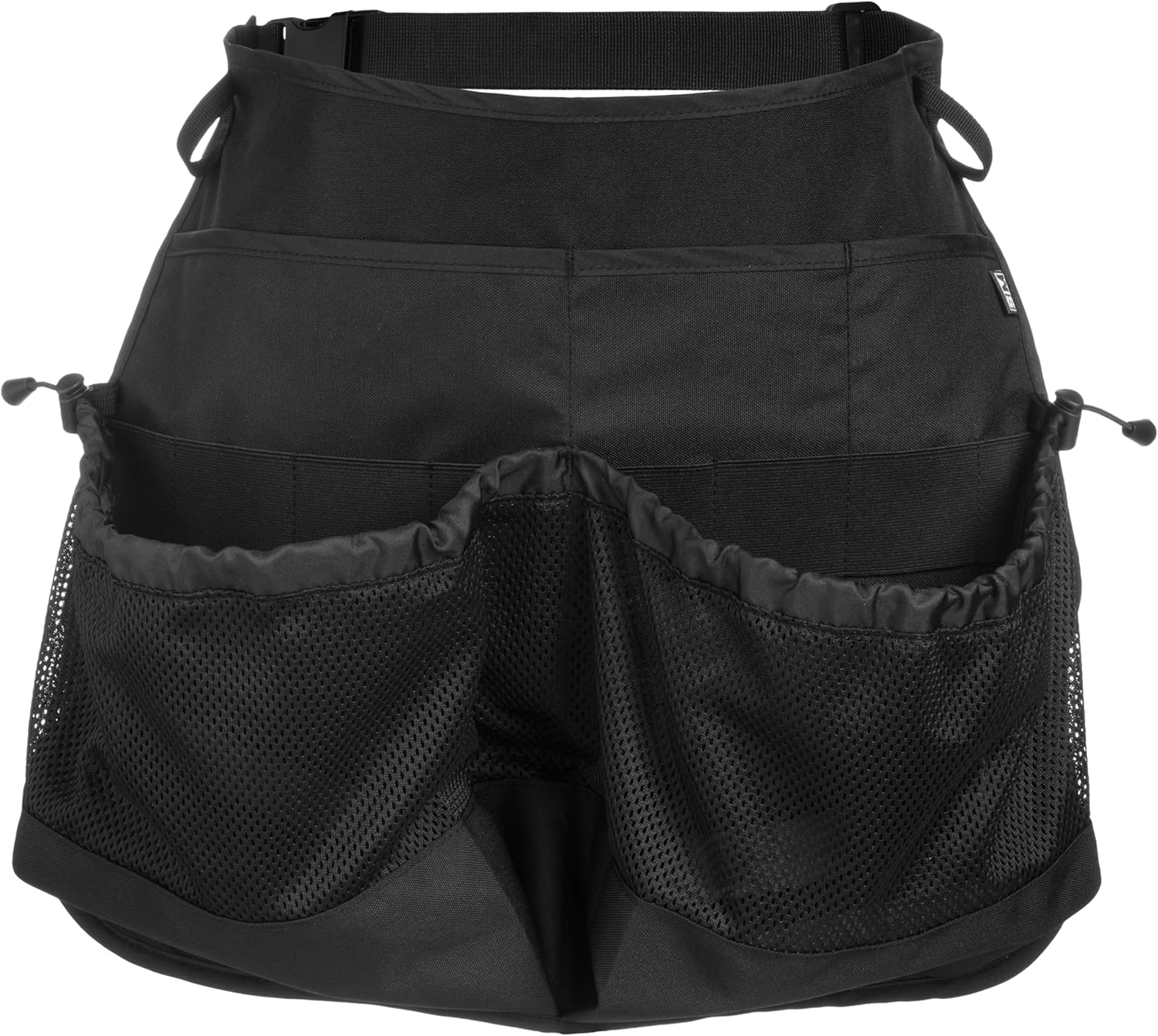 Waterproof Gardening Apron with Mesh Pouch Pockets for Tools, Fruit, Vegetables, Adjustable Buckle Waist Belt