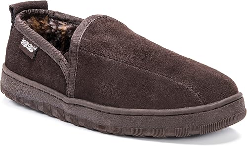 MUK LUKS Eric Slipper, Pantuflas Hombre, marrón, 44.5 EU