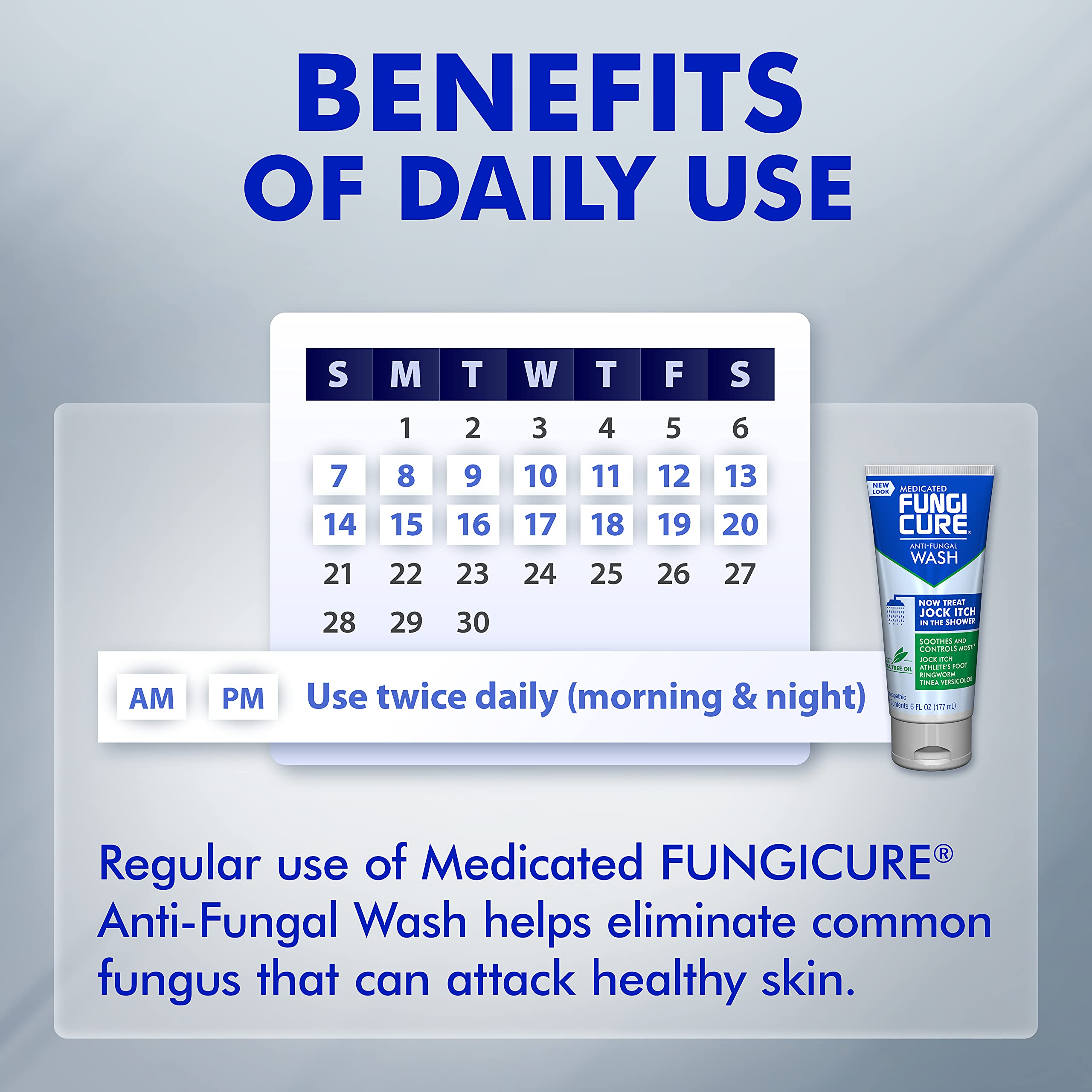 FUNGICURE Medicated AntiFungal Jock Itch Wash, 6 Fl Oz Buy Online in
