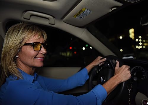 Miniatura 8 de Eagle Eyes 2in1 SOL Magnetic Eyewear Glasses - Polarized Sunglasses for Day and Anti-Reflective Yellow Night Driving Glasses