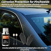 Vista 6 de Imprimación para parabrisas de 1 onza líquida, imprimación de uretano para automóviles, promueve la adhesión de selladores de poliuretano