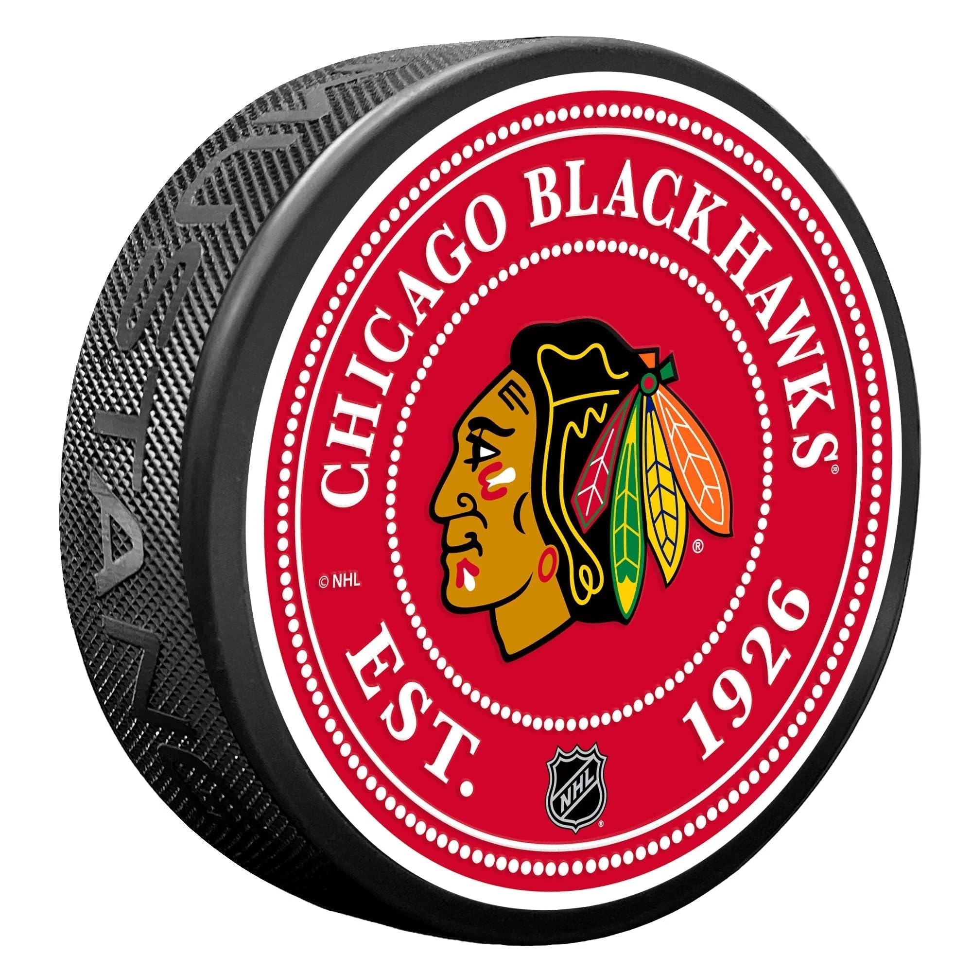 Sports Decor Chicago Blackhawks Puck - Stud