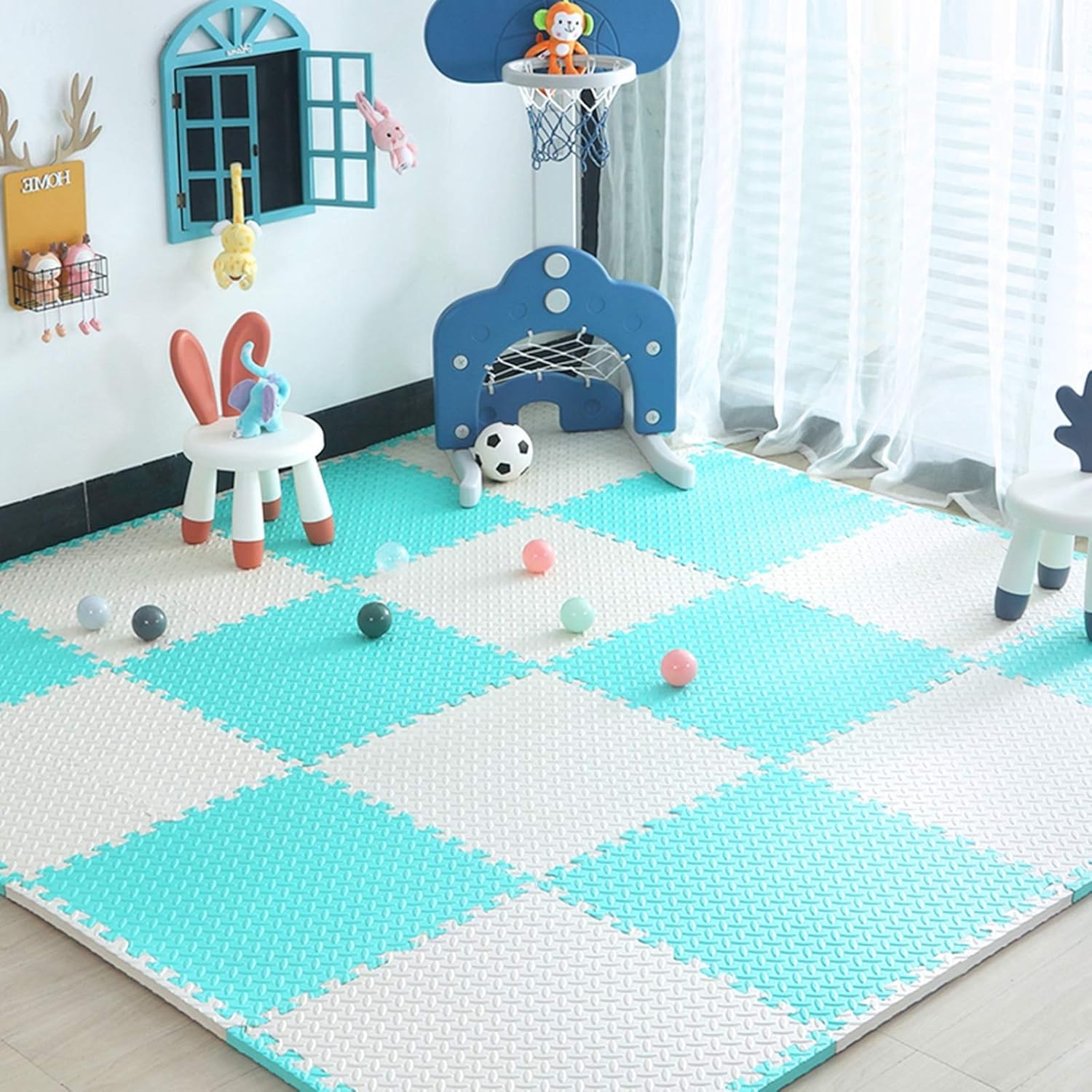 タイルカーペット ジョイントマット 大判 おしゃれ 防音 60 60 2 5 6 ラグマット正方形 2畳 3畳 フロアマット プレイマット サイドパーツ付 北欧 単色 カラフル 洗える パズルマット 赤ちゃん 子供 Hakanacaroglu Com