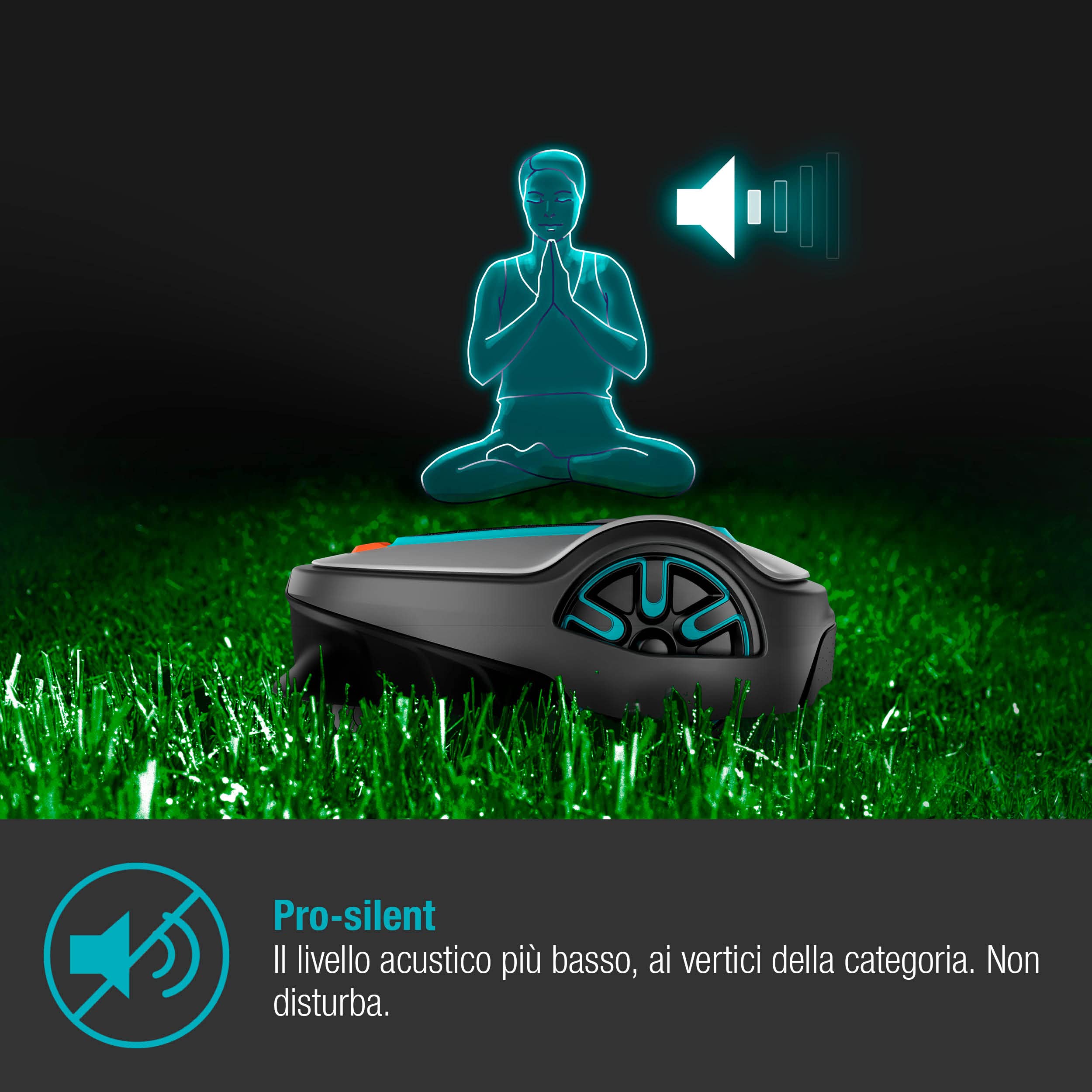 Gardena Robot Tosaerba Smart Sileno Life 1000m²
