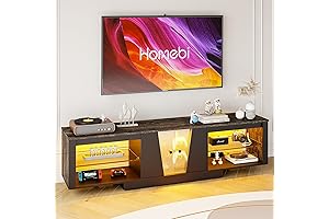 HOME BI TV Stand for Large TVs
