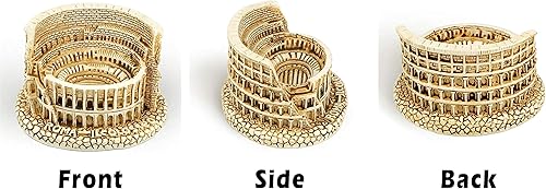 Miniatura 4 de ZaMii Coliseo romano Romano Civilización antigua de griego, Roma e Italia Poliresina tamaño mini estatuilla escultura en miniatura Arquitectura