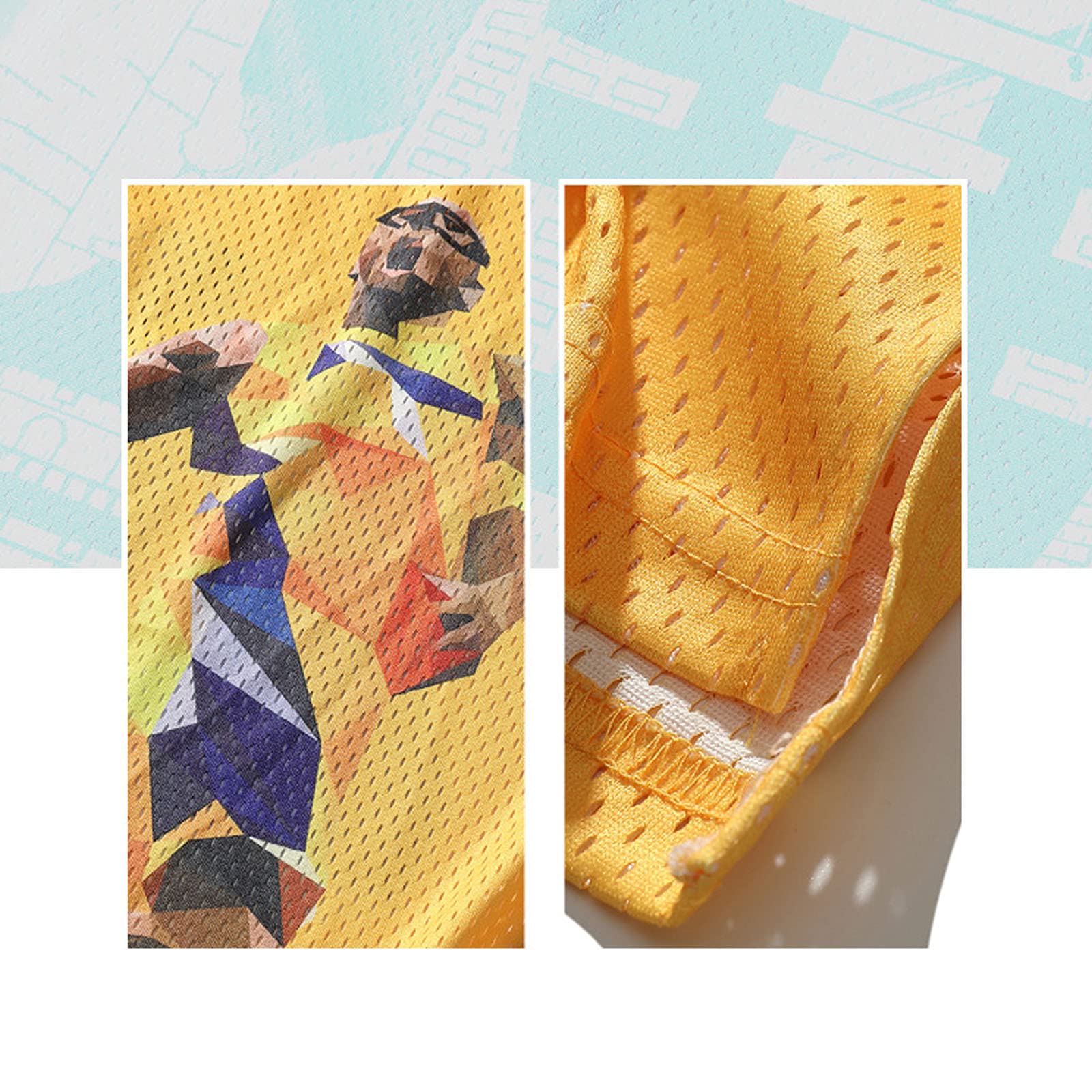 Camisetas de Baloncesto Chaleco y Pantalones Cortos 24# Uniforme Deportivo Informal de Moda para Hombres/Fútbol Callejero Juvenil