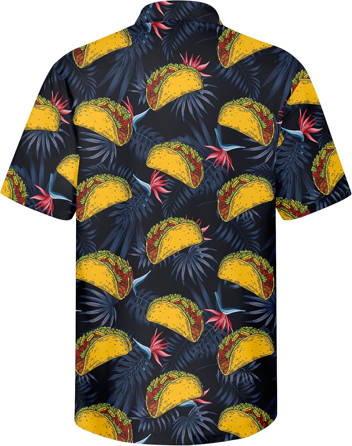 HIVICHI Funny Hawaiian Shirt for Men Print Novelty Crazy Graphic Button Down Summer Beach Vacation Party Aloha Shirts
