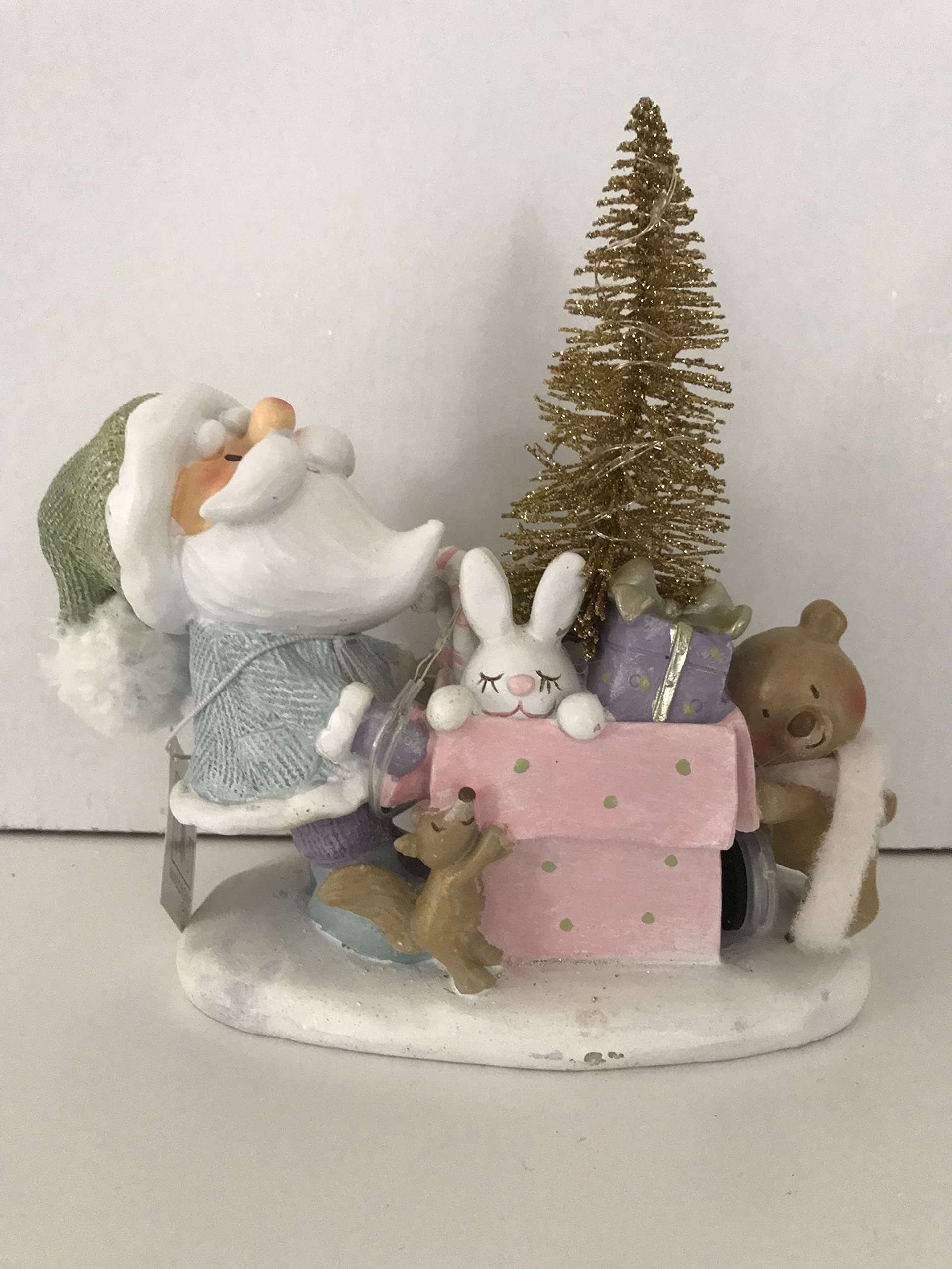 Decoración de led babbo Mascagni: adorno de Navidad luminoso para interiores
