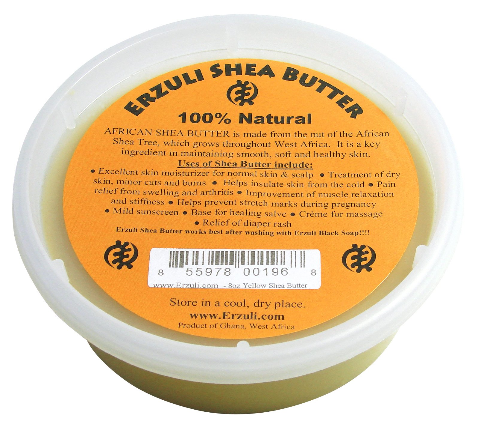 100% Natural African Shea Butter (solid) 8oz