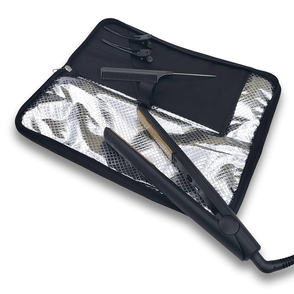 メイク道具・化粧小物 THE TOE Heat-Resistant Hair Iron Case