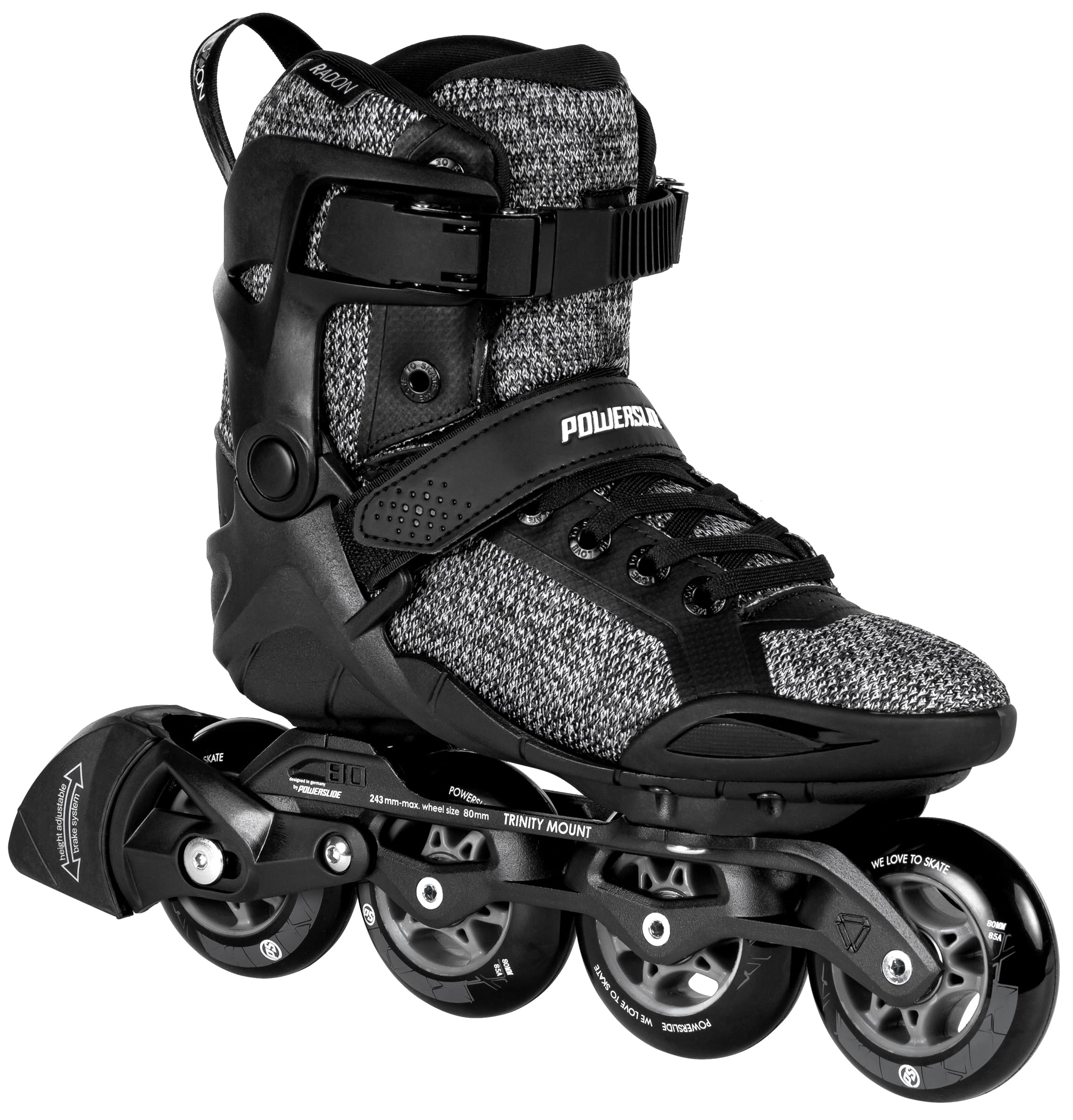 Powerslide Phuzion Radon 80 Trinity SMU Skates