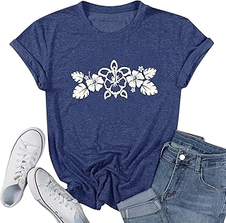QFM Women's Dandelion T Shirts Cute Dog Paw Graphic Tees Funny Cat Paw Print Make a Wish Summer Casual Short Sleeve Tee Tops
