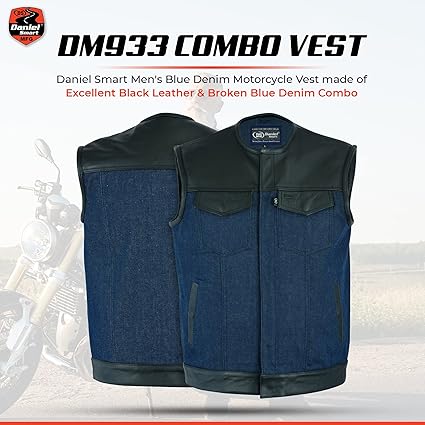 daniel smart leather vest