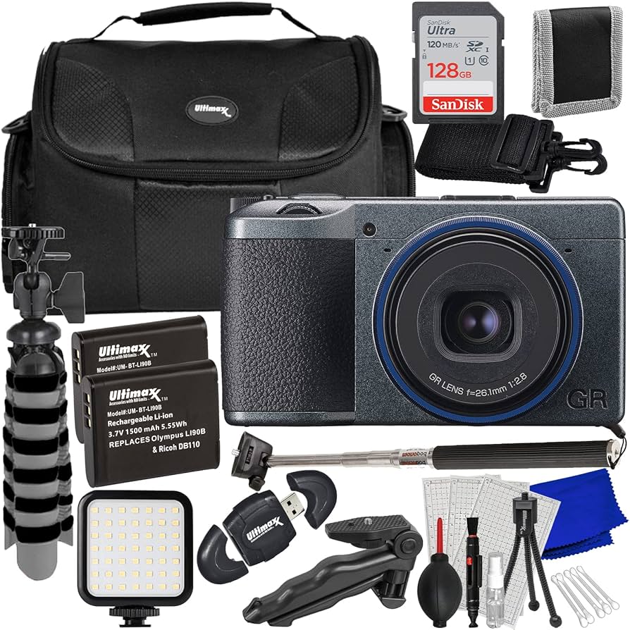 Amazon.com : Ultimaxx Advanced Bundle + Ricoh GR IIIx Urban