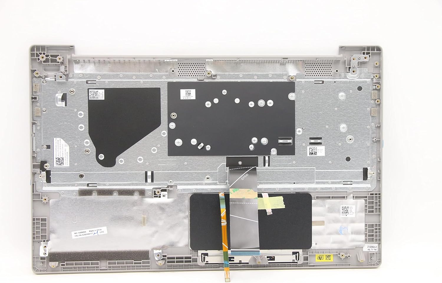 New for Ideapad 5-15IIL05 5-15ALC05 5-15ITL05 5-15ARE05 (81YK,81YQ,82FG,82LN) Upper Case C Cover Palmrest KB Lid 5CB0X56117 US English Euro,Platinum Grey,Backlight,Non_Fingerprint