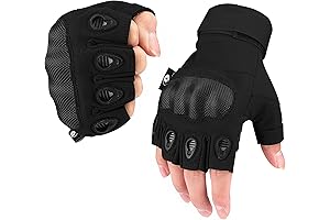 Mossy Oak Fingerless Tactical Gloves: Hardened Knuckle Protection for Outdoor Thrills