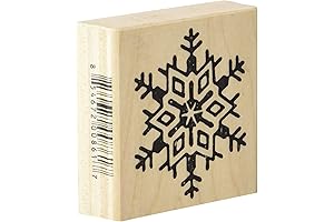 Stamps by Impression Snowflake Christmas Rubber Stamp