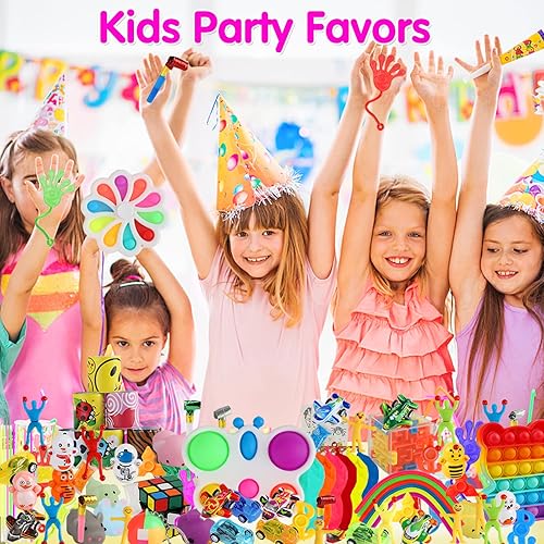 Miniatura 2 de 100 recuerdos de fiesta para niños de 4 a 8 años recuerdos de fiesta de cumpleaños bolsa de golosinas de piñata caja del tesoro juguetes a granel