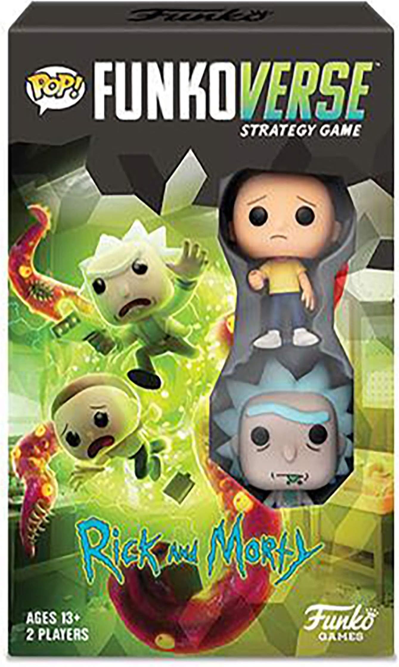 42634 Rick and Morty 100 Funkoverse Extension (2 Character Pack) English Board Game, Multi Colour