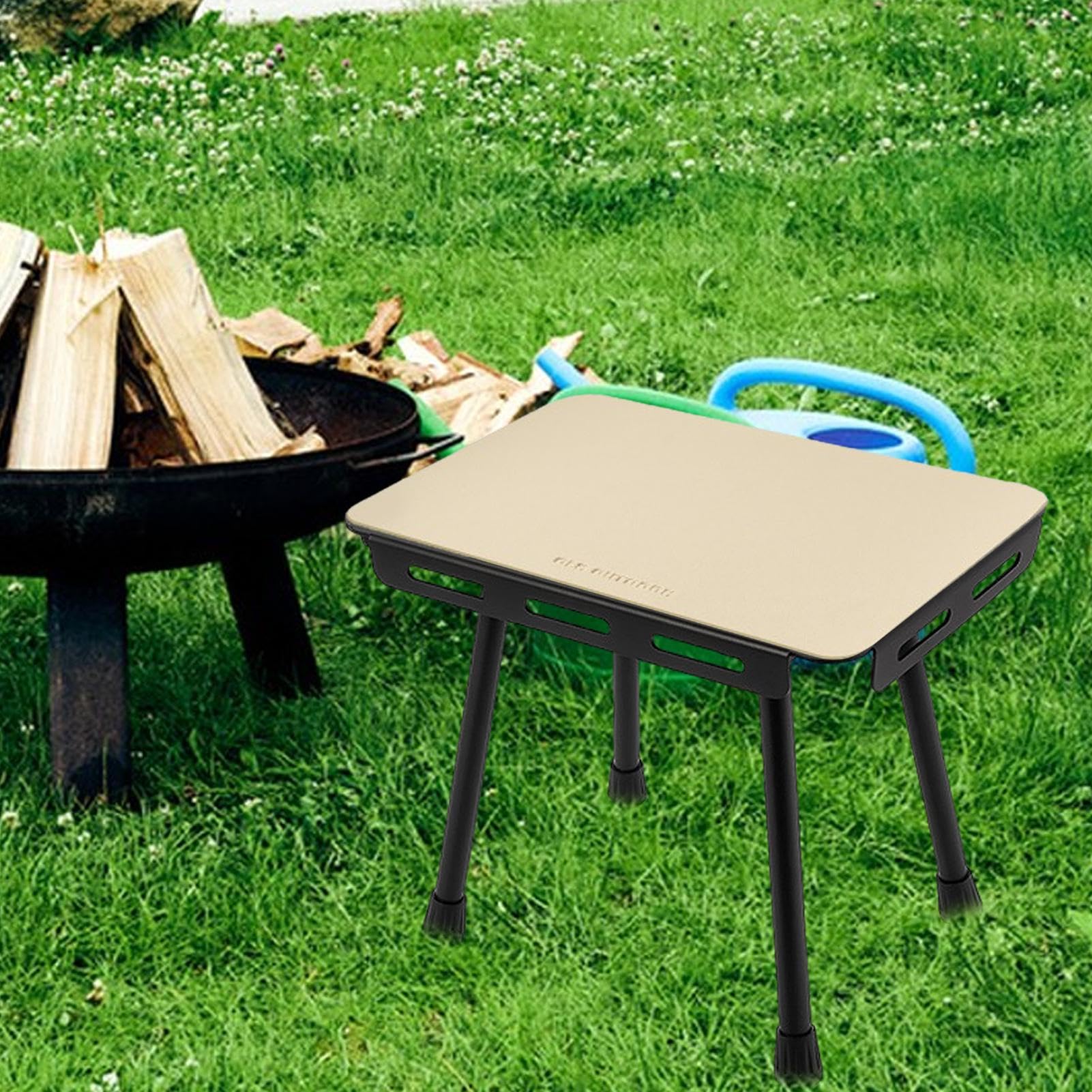 Table de Camping compacte et Portable | Table Pliante légère | Table de plage pliable multifonction pour extérieur, randonnée, pêche, pique-nique, , pique-nique