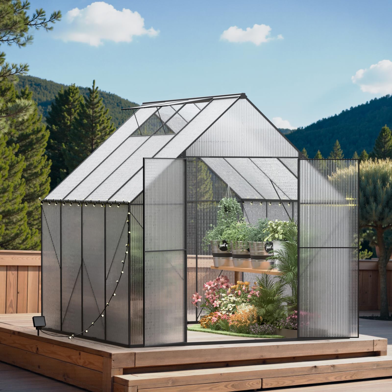 Benass 8x8 FT Greenhouse