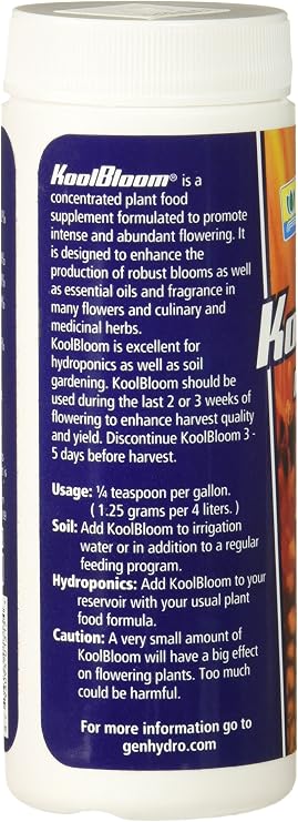 General Hydroponics KoolBloom for Gardening, 4-Ounce