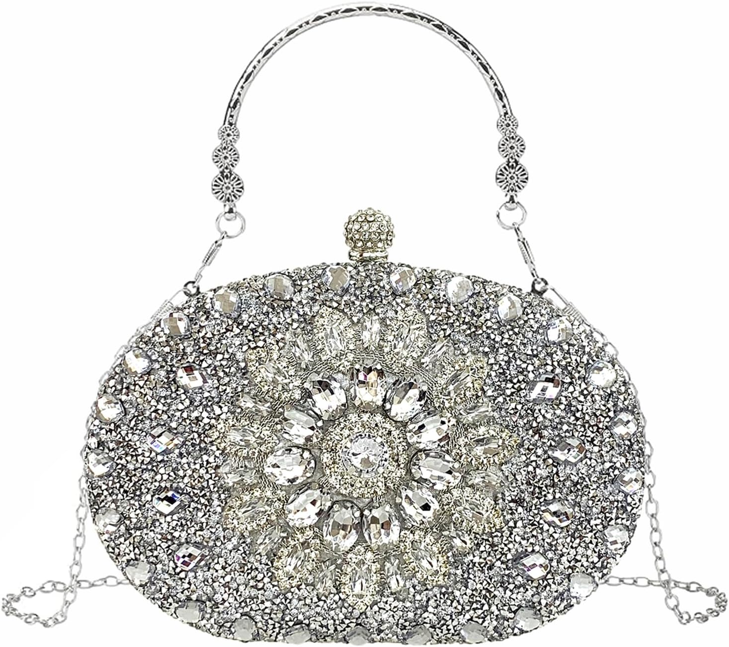 Clutch Purses For Women Rhinestone Evening Purse Sparkling Handbags Crystal Clutch For Wedding Party
