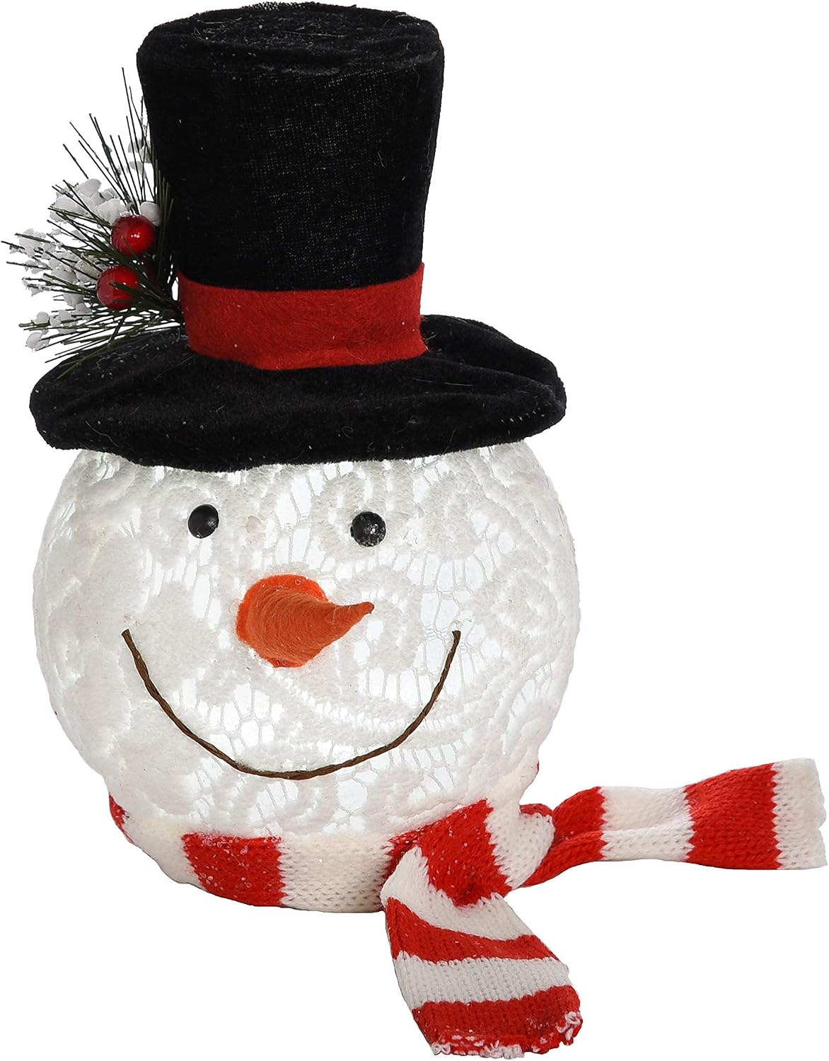 Transpac Fabric Small Christmas Snowman 