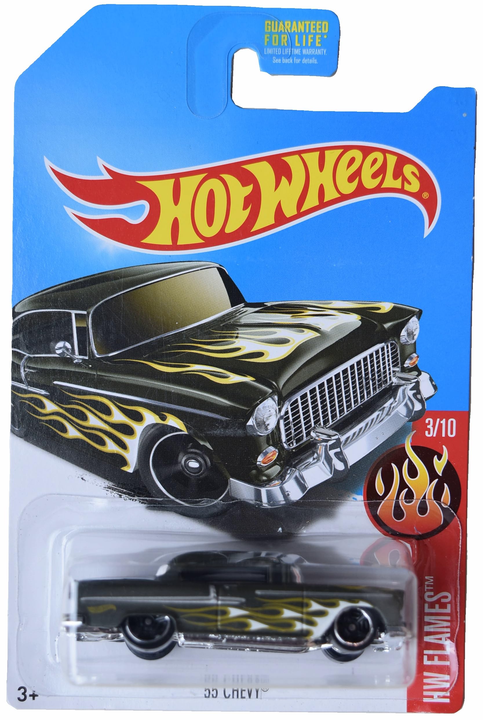 Amazon.com: Matchbox Hot Wheels '55 Chevy, HW Flames 3/10 [Dark