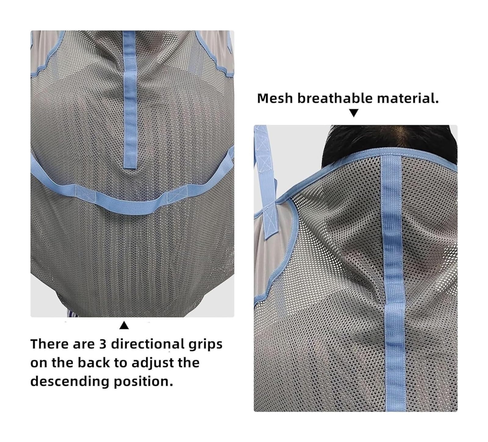 Eslinga de ducha，Traslado de paciente， Arnés de baño for elevación de pacientes Arnés de malla universal for elevación de pacientes Arnés de transferencia de cuerpo completo for ayuda al paciente
