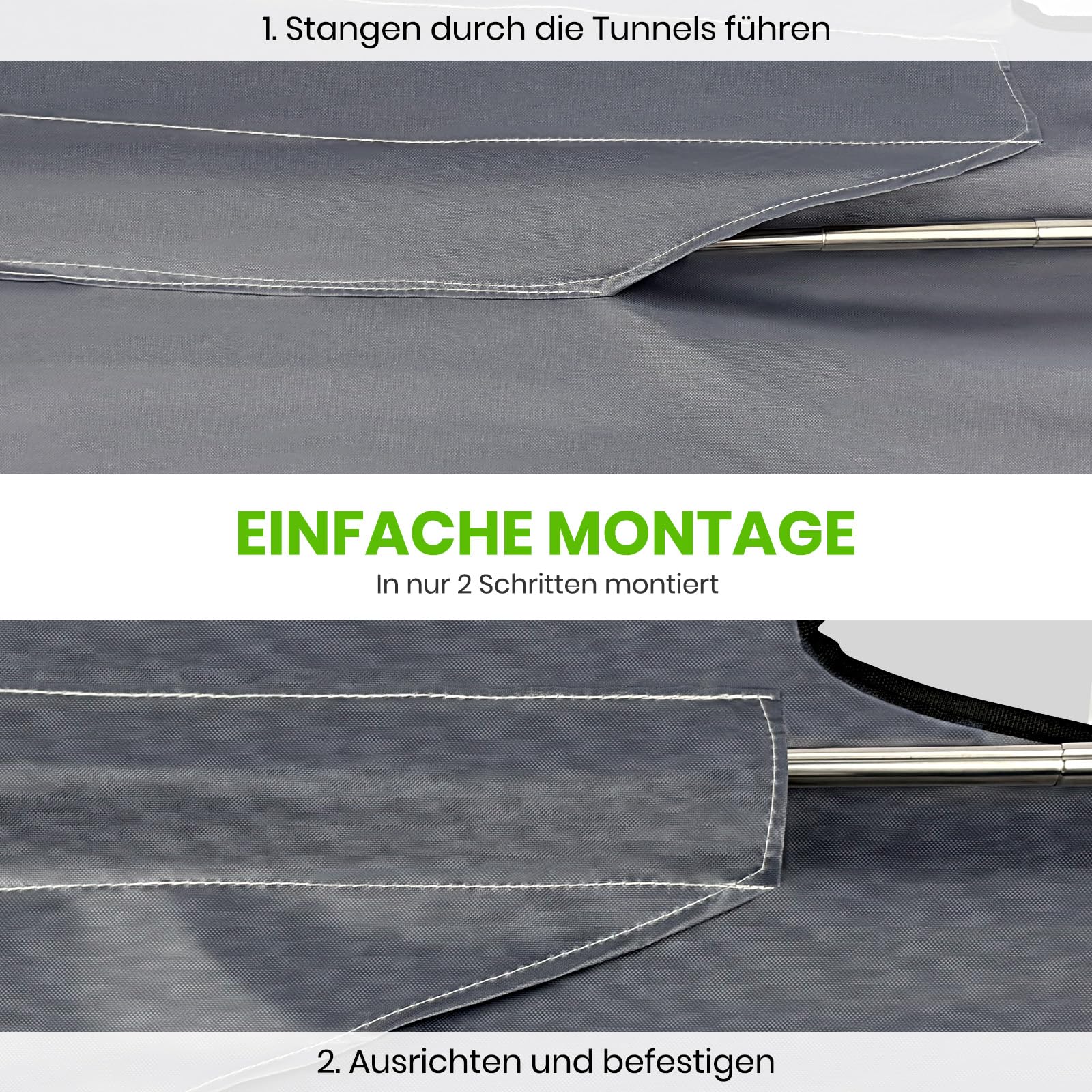 Hollywoodschaukel Dachbezug 3 Sitzer UV-Schutz Wasserdicht，200x120cm | Für Garten & Terrasse, Outdoor geeignet, Für Balkon, Schaukel Ersatzteil, Wetterfest, Reißfest