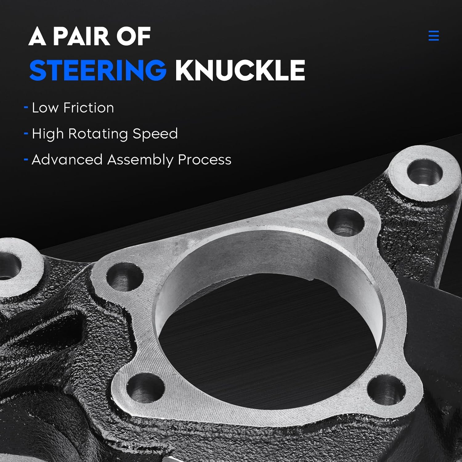 Front Left&Right Steering Knuckle Fit for Subaru Forester 2009-2014, for Impreza 2008-2014, for Legacy 2005-2014, for Outback 2005-2014, for WRX 2012-2014, for 698220 698221, Driver&passenger side - Image 3