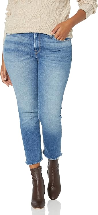 HUDSON Womens Tally Mid Rise, Cropped, Skinny Jean