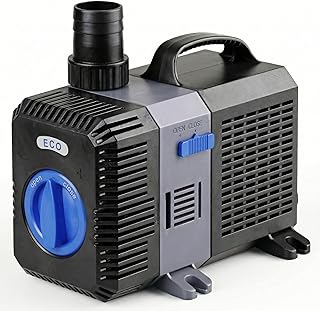 Pondlife CTP-4800 SuperECO Teichpumpe 4500 l/h, 30 W stromsparend, H-max 4 m, leise Aquariumpumpe/Filterpumpe, 10 m Kabel, Anschlüsse 25/33/38 mm, Keramikachse & Motorschutz