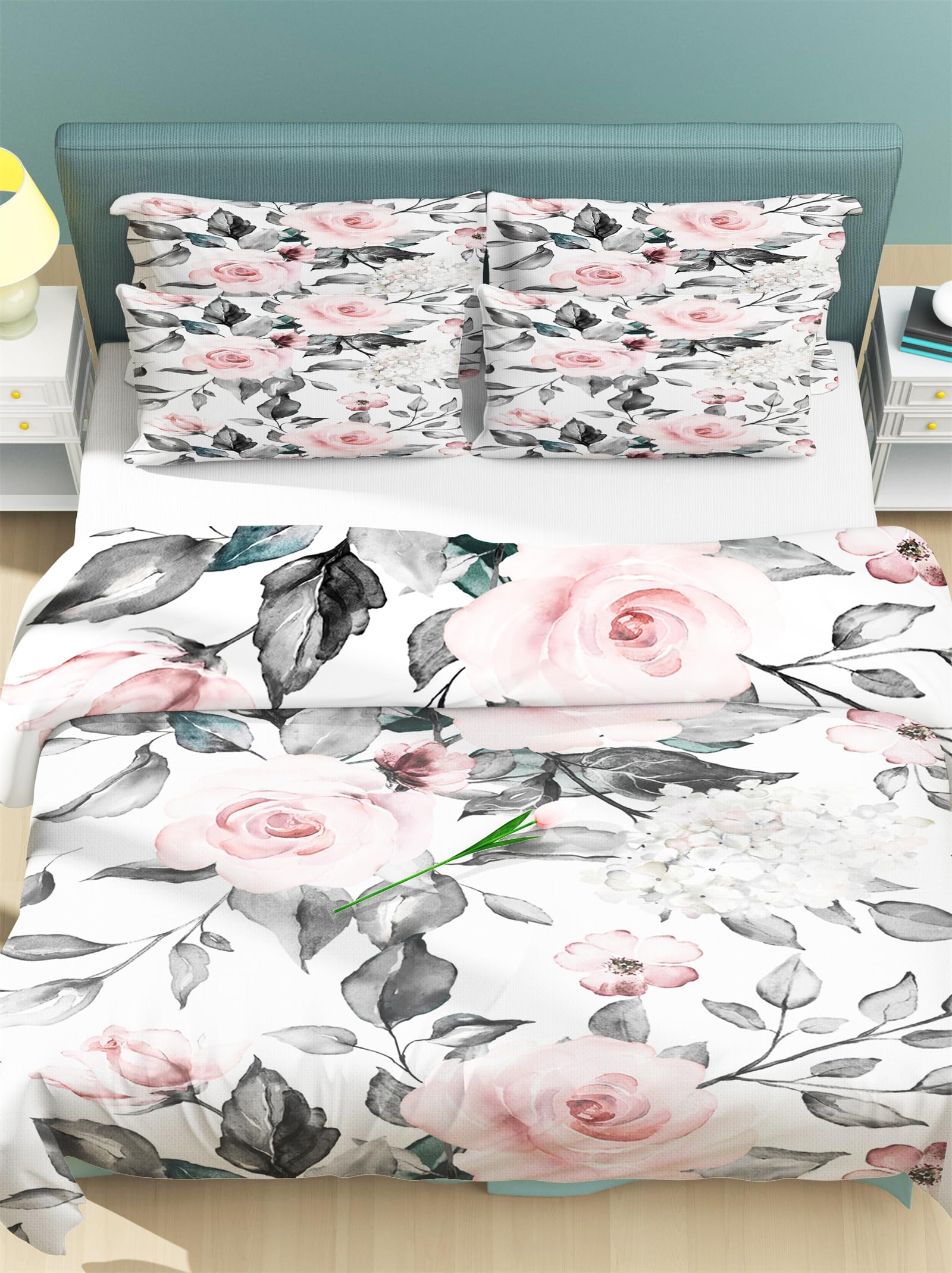 MQBHJI Housse De Couette 220X240 cm 3D Motif De Fleur De Pivoine - Parure De Lit Adulte en Microfibre 2 Personnes avec Fermeture Éclair, Housse Couette Imprimé avec 2 Taies d'oreiller 50x75 MQBHJI Housse De Couette 220X240 cm 3D Motif De Fleur De Pivoine - Parure De Lit Adulte en Microfibre 2 Personnes avec Fermeture Éclair, Housse Couette Imprimé avec 2 Taies d'oreiller 50x75
