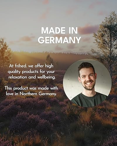 Miniatura 6 de frihed. Sombrero de sauna - Hecho de lana batanada - 100% lana de oveja - Accesorio de sauna premium - Talla flexible - Fabricado en Alemania