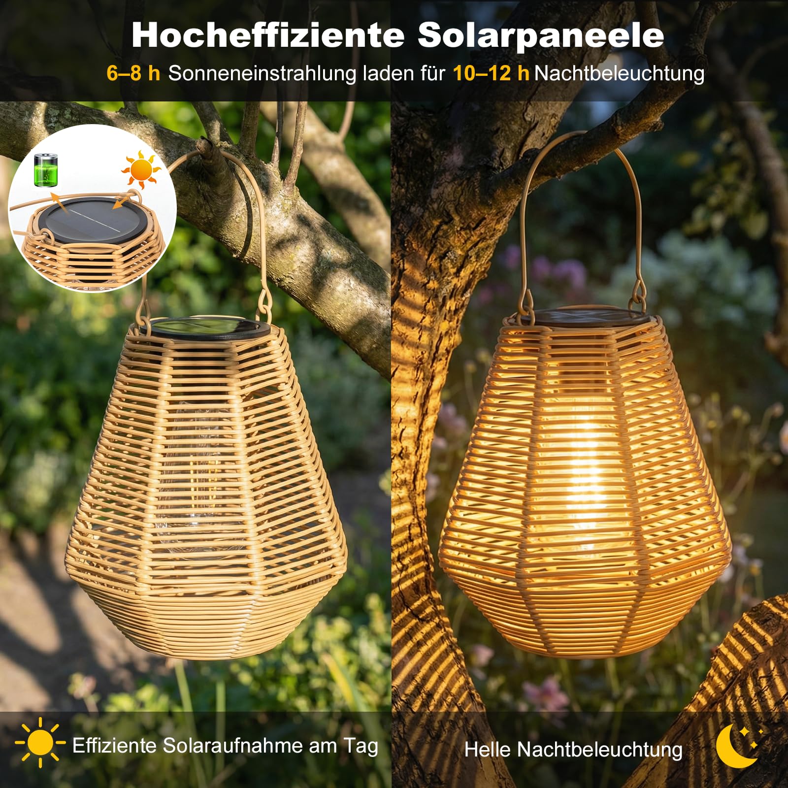 Lanterna solare per esterni